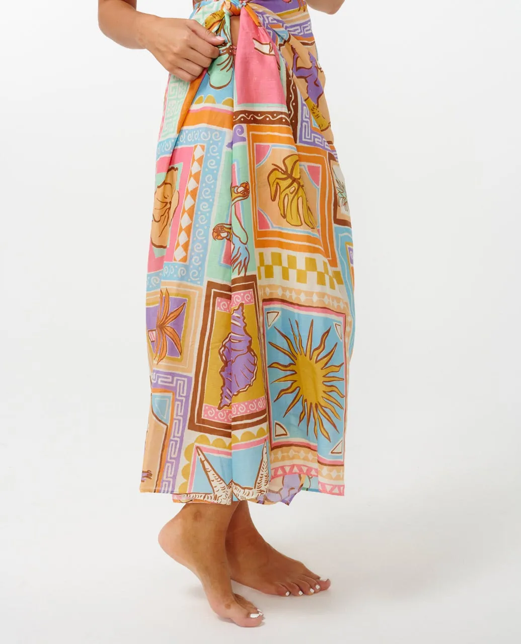 SUMMER PAREO - LILAC