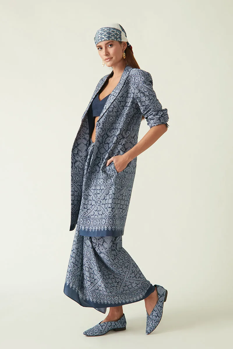 Summer Scarf Fine Muslin Riau Printed-Java E2-Fashion Edit-30JV-75-Payal Pratap