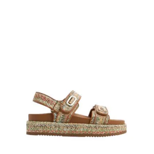 SUNHAVEN FOOTBED SANDALS - BRIGHT MULTI
