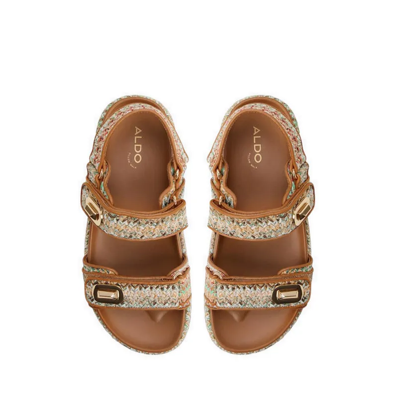 SUNHAVEN FOOTBED SANDALS - BRIGHT MULTI