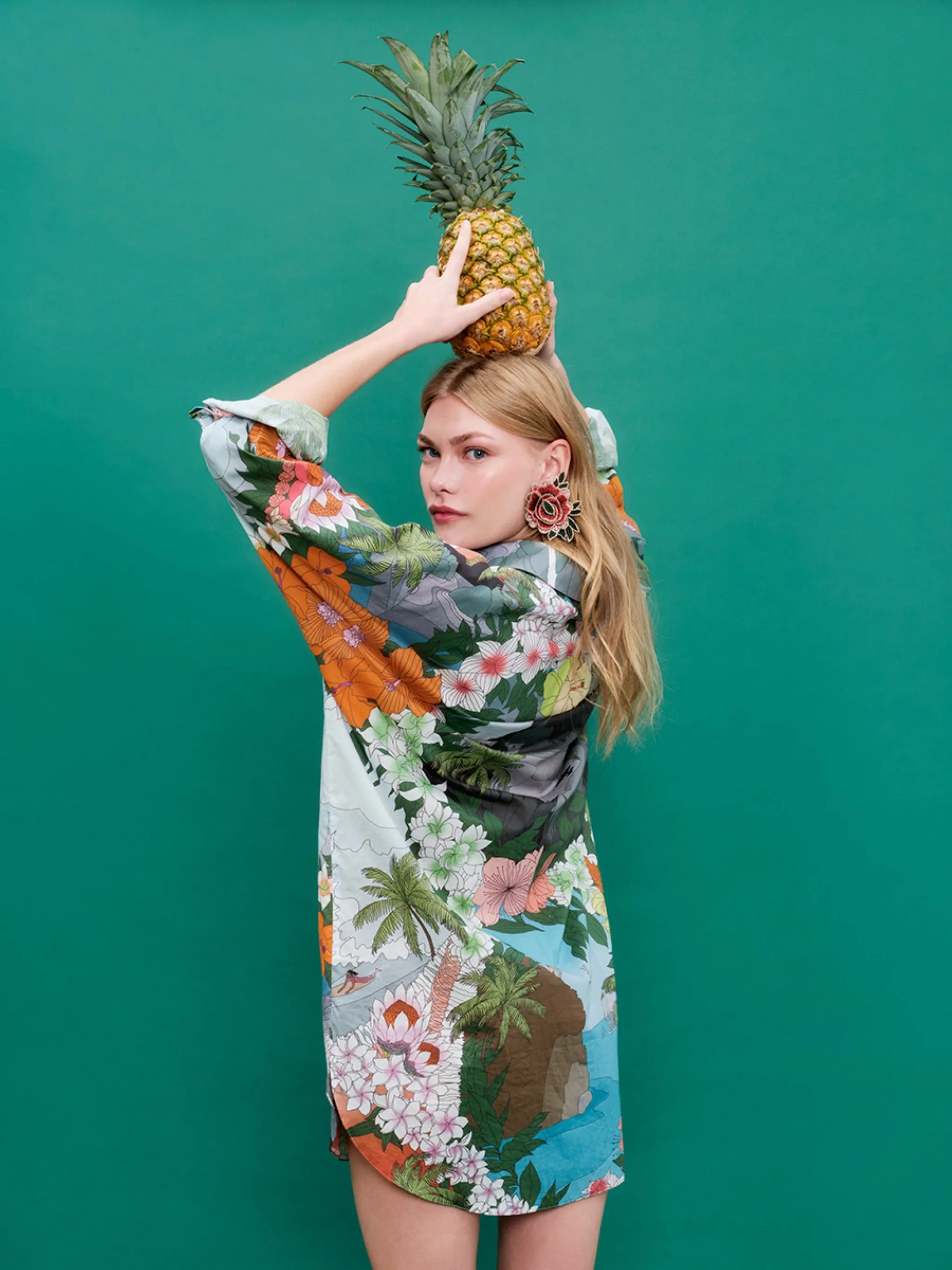 Surf n' Turf | Loose Shirtdress
