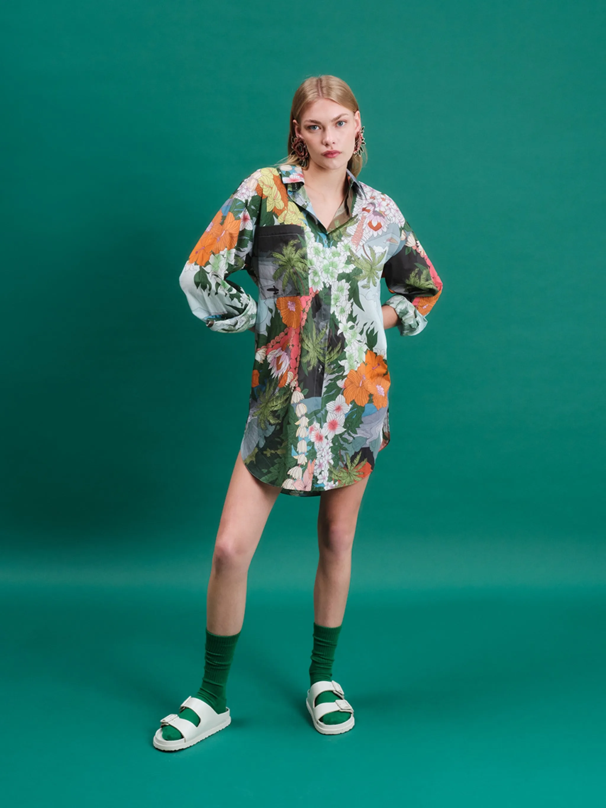 Surf n' Turf | Loose Shirtdress