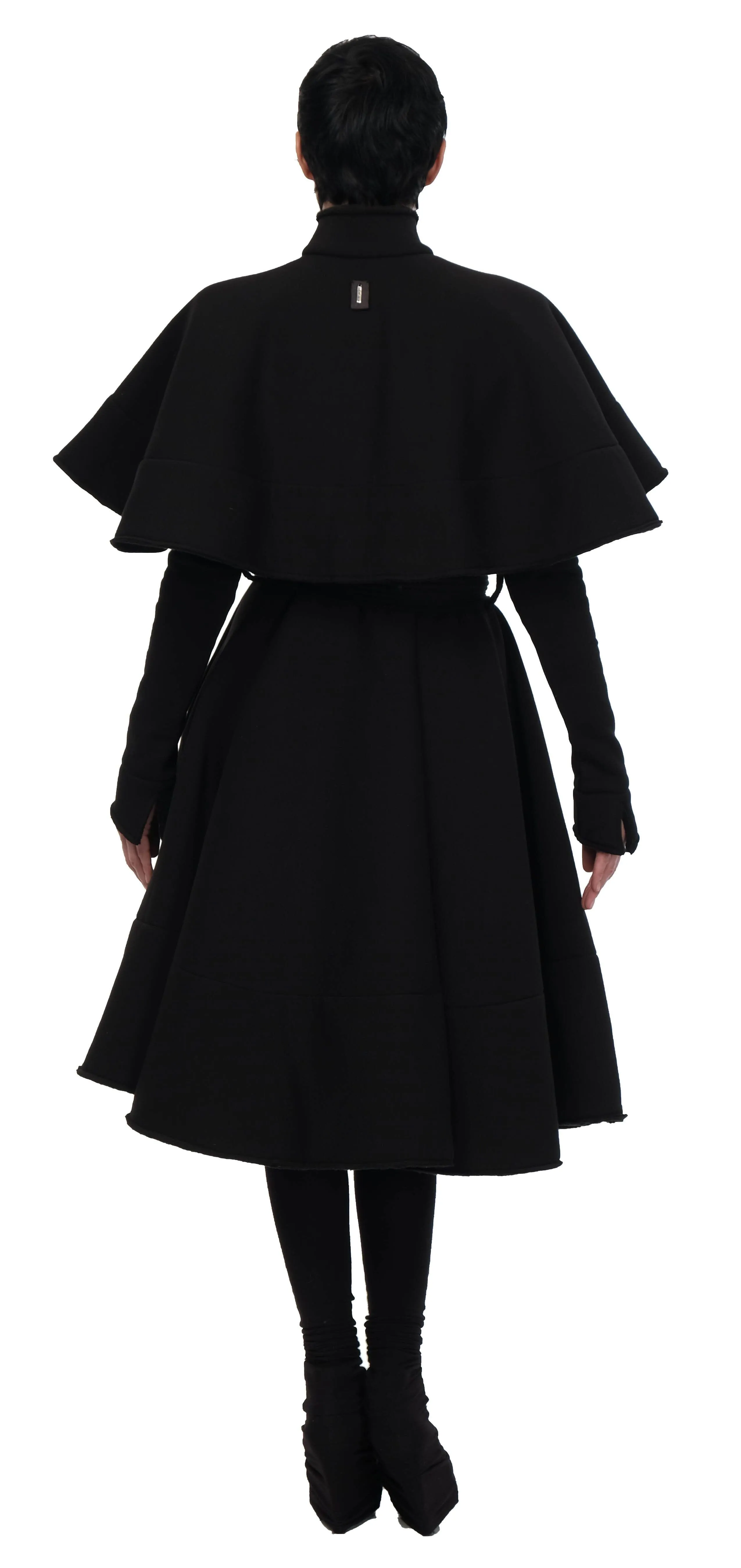 Sweatshirt Cape Coat
