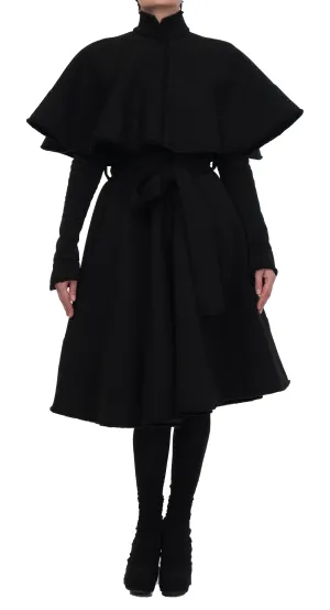 Sweatshirt Cape Coat