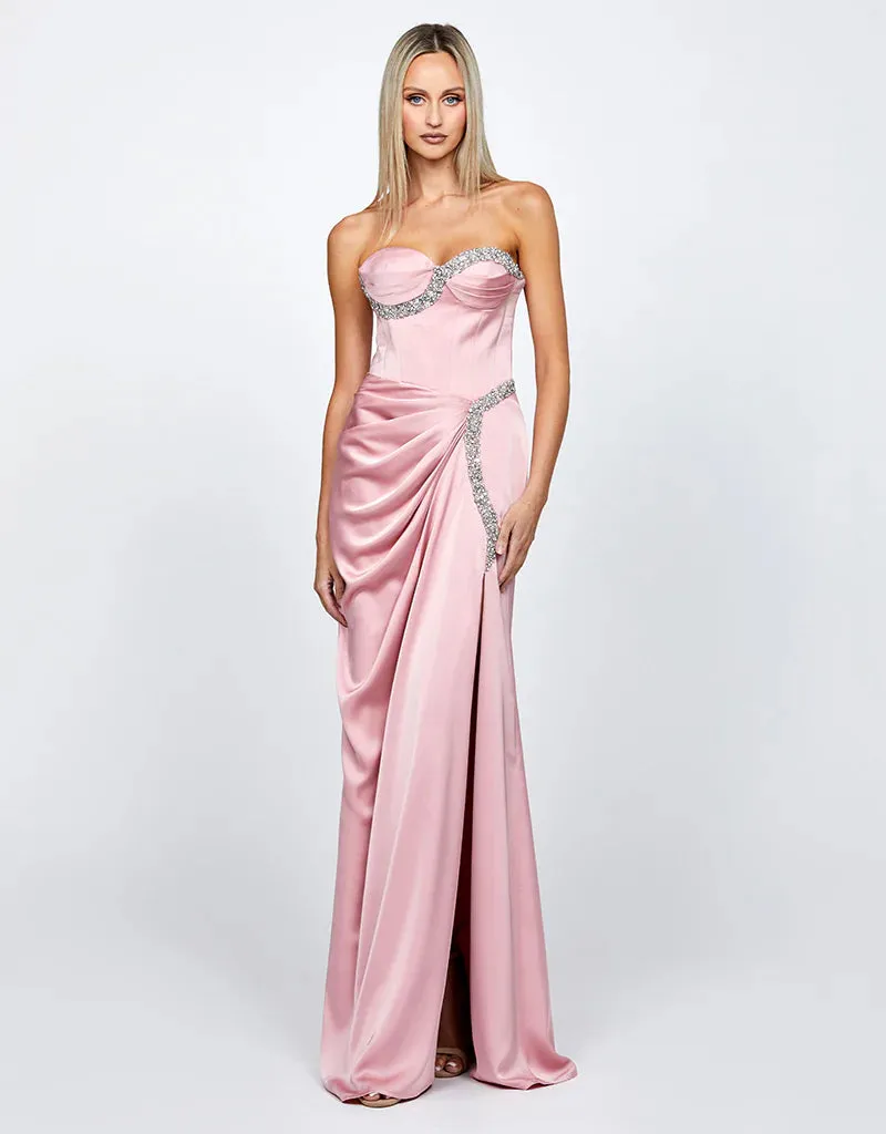 SYANNA EMBELLISHED SWEETHEART GOWN