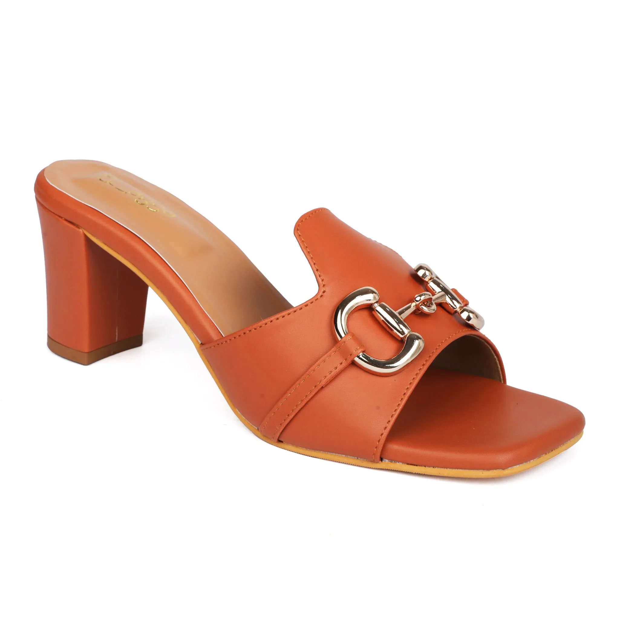 Tan Chain Mules