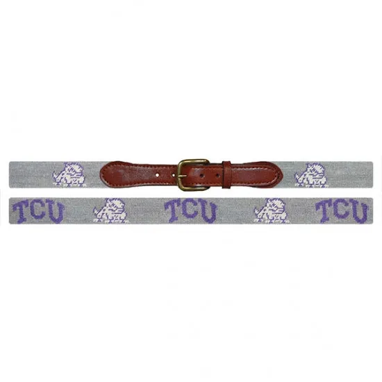 TCU Needlepoint Belt