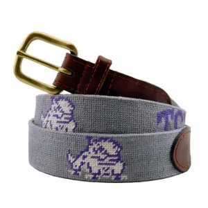 TCU Needlepoint Belt