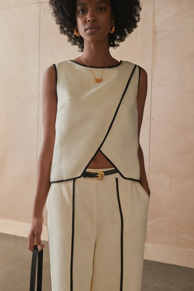 The Artemis Top in Sea Salt