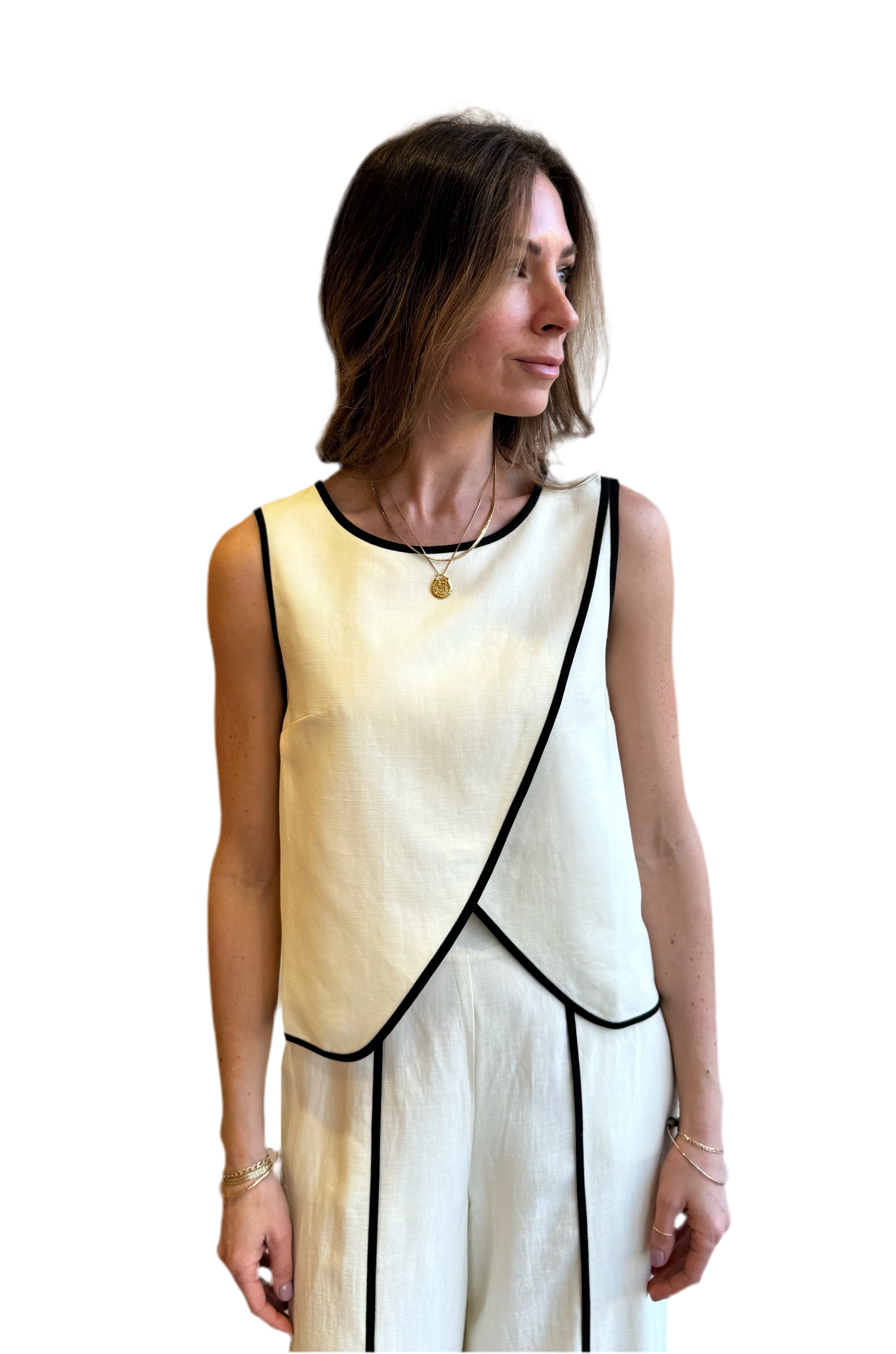 The Artemis Top in Sea Salt