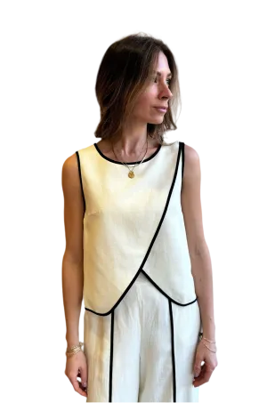 The Artemis Top in Sea Salt