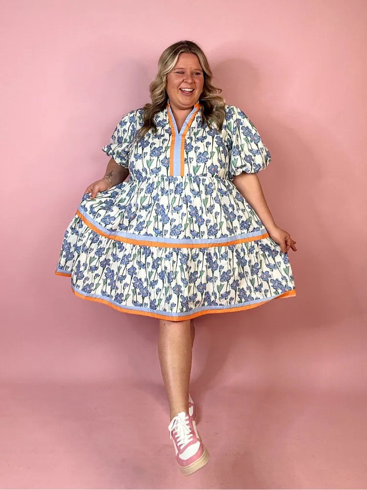 The Henry Dress - Blue