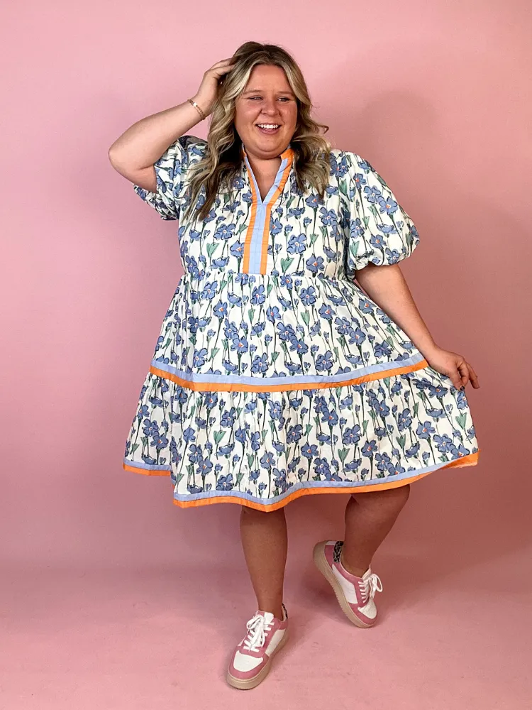 The Henry Dress - Blue