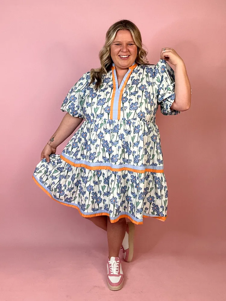 The Henry Dress - Blue