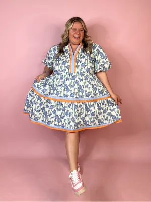 The Henry Dress - Blue
