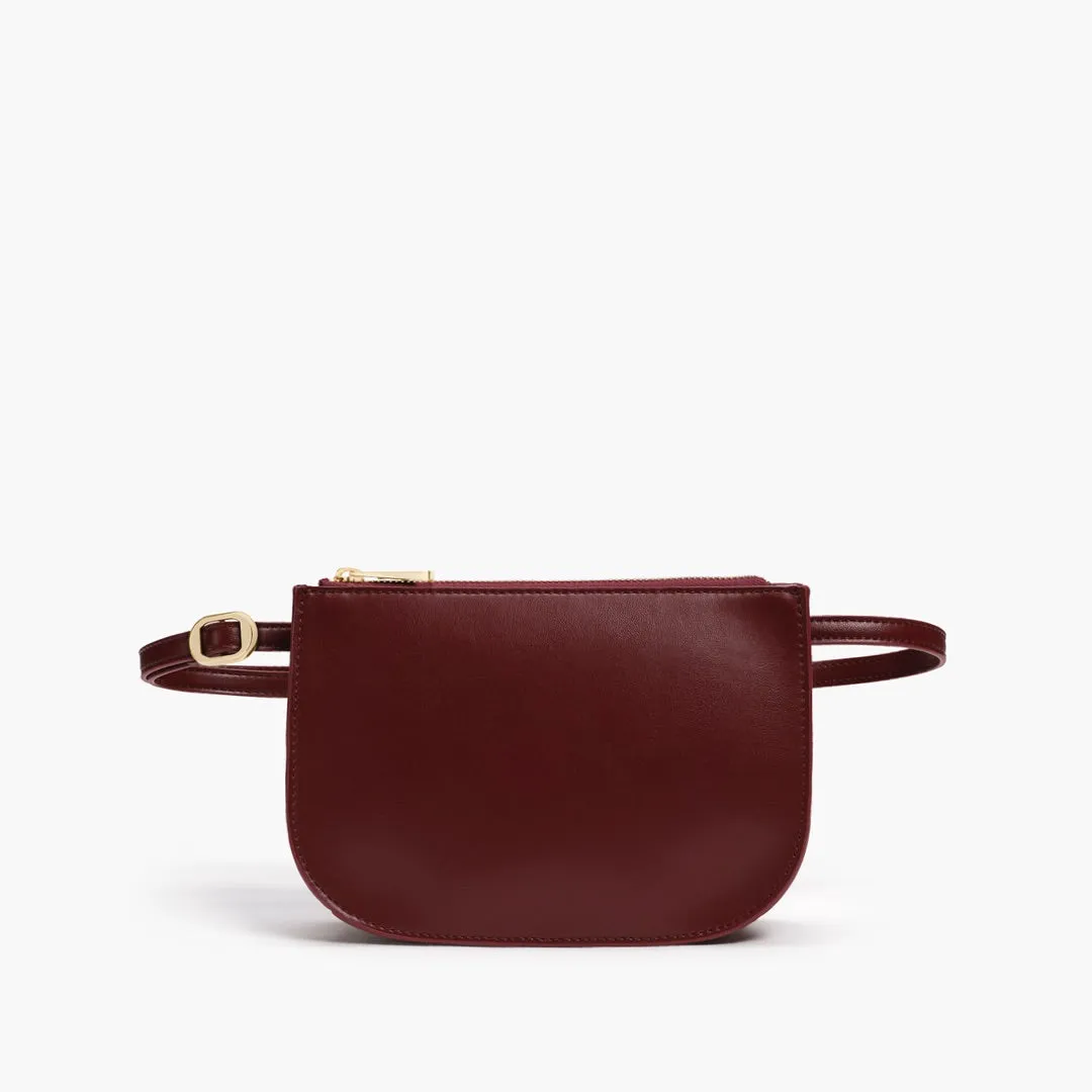 The Waverley 2 - Cactus Leather - Burgundy / Gold / Camel