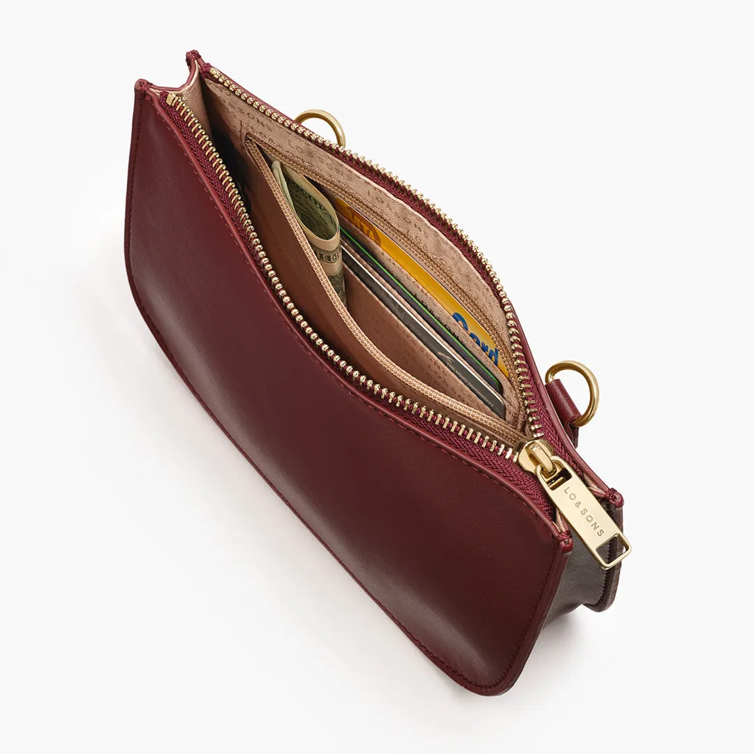 The Waverley 2 - Cactus Leather - Burgundy / Gold / Camel