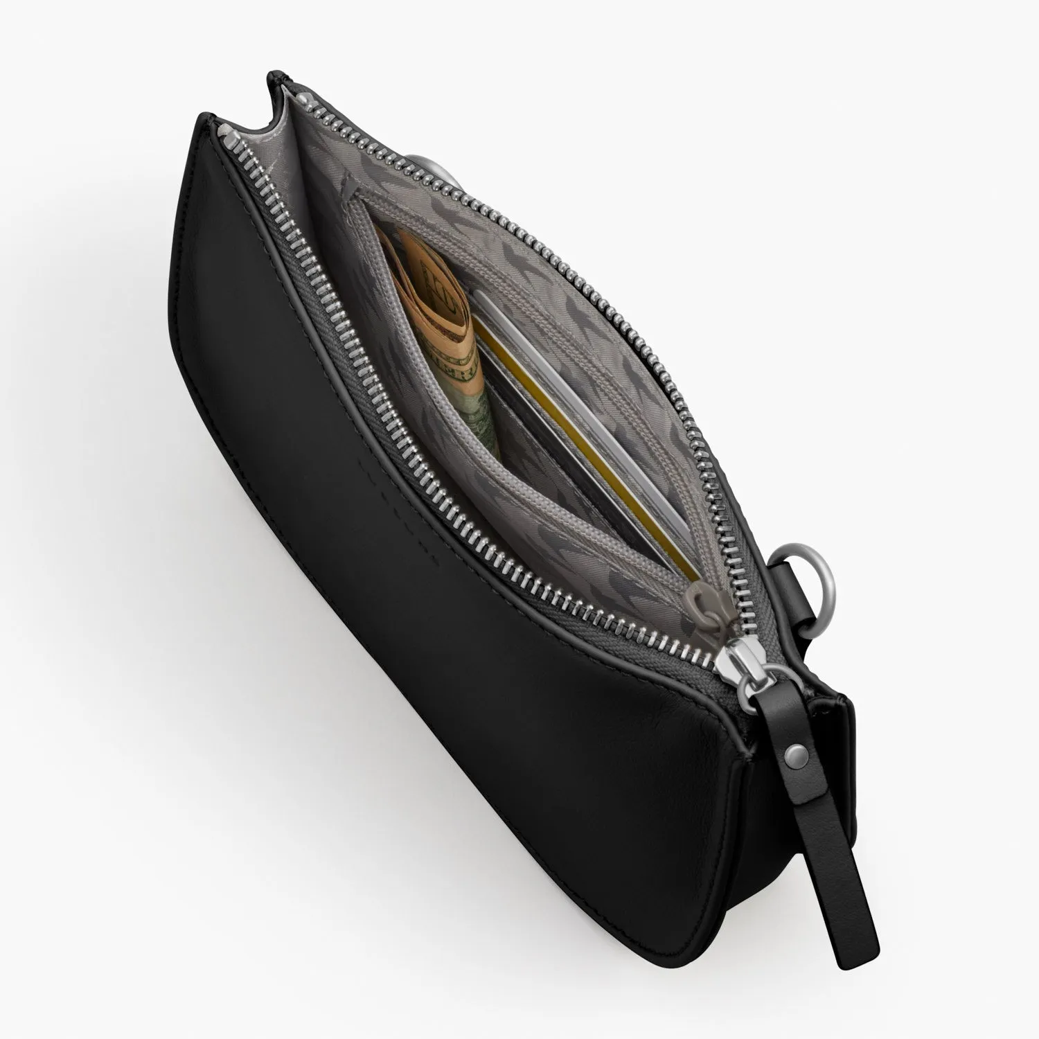 The Waverley 2 - Nappa Leather - Black / Silver / Grey