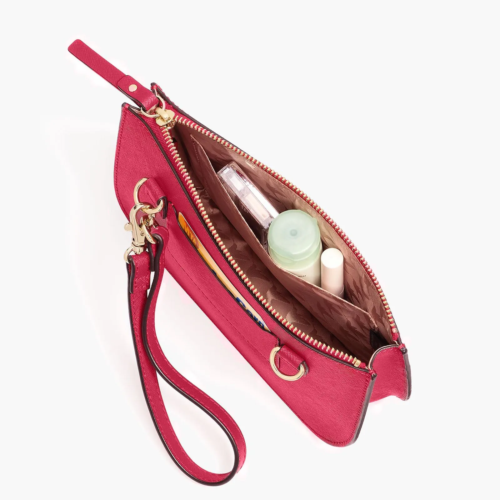 The Waverley 2 - Saffiano Leather - Red / Gold / Camel