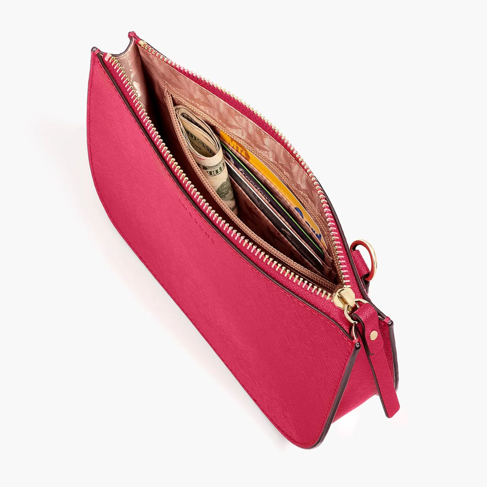 The Waverley 2 - Saffiano Leather - Red / Gold / Camel