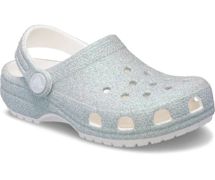 Toddler Classic Iridescent Glitter Clogs