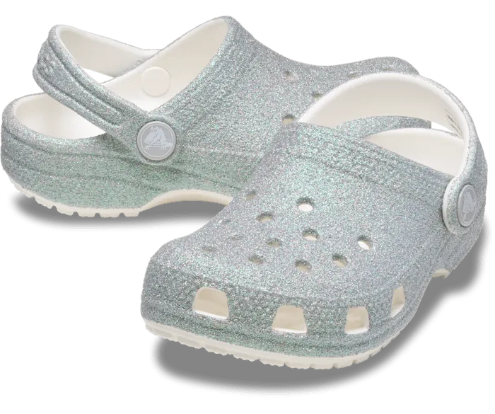 Toddler Classic Iridescent Glitter Clogs
