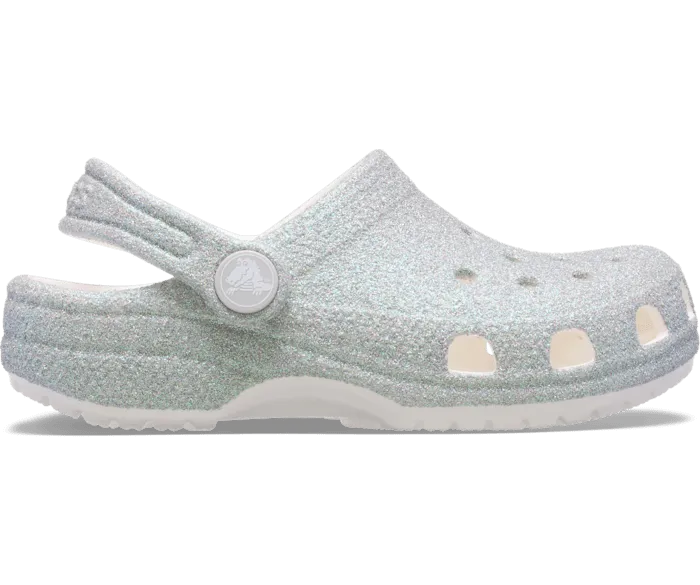 Toddler Classic Iridescent Glitter Clogs