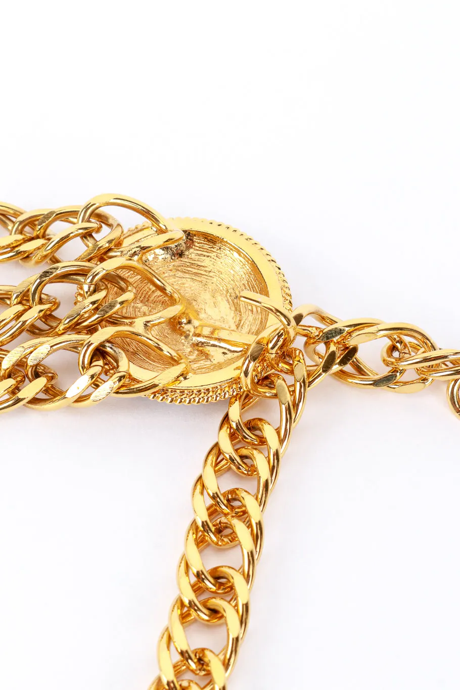 Triple-Strand Chain Logo Belt