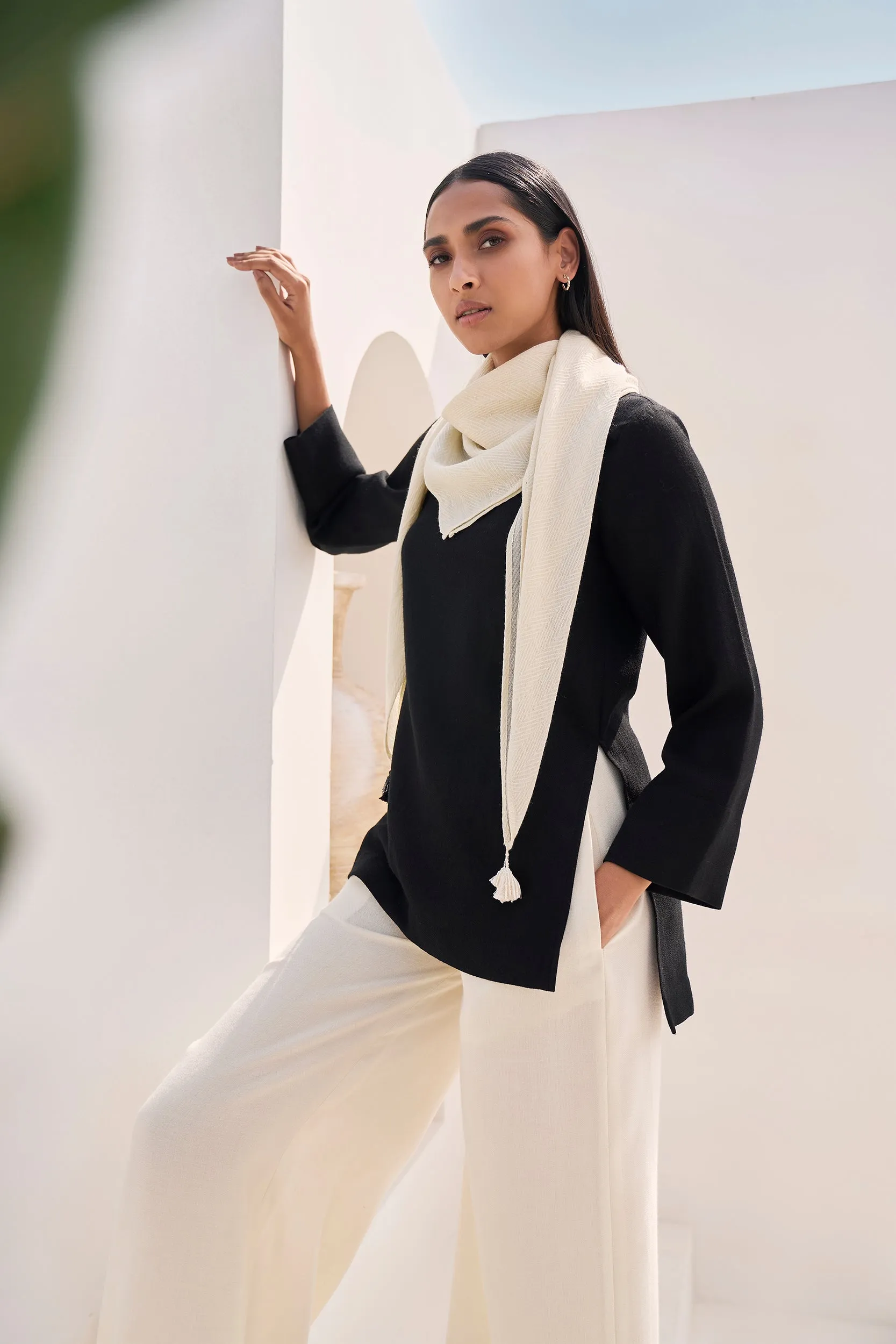 Tromso Woollen Top (Black)