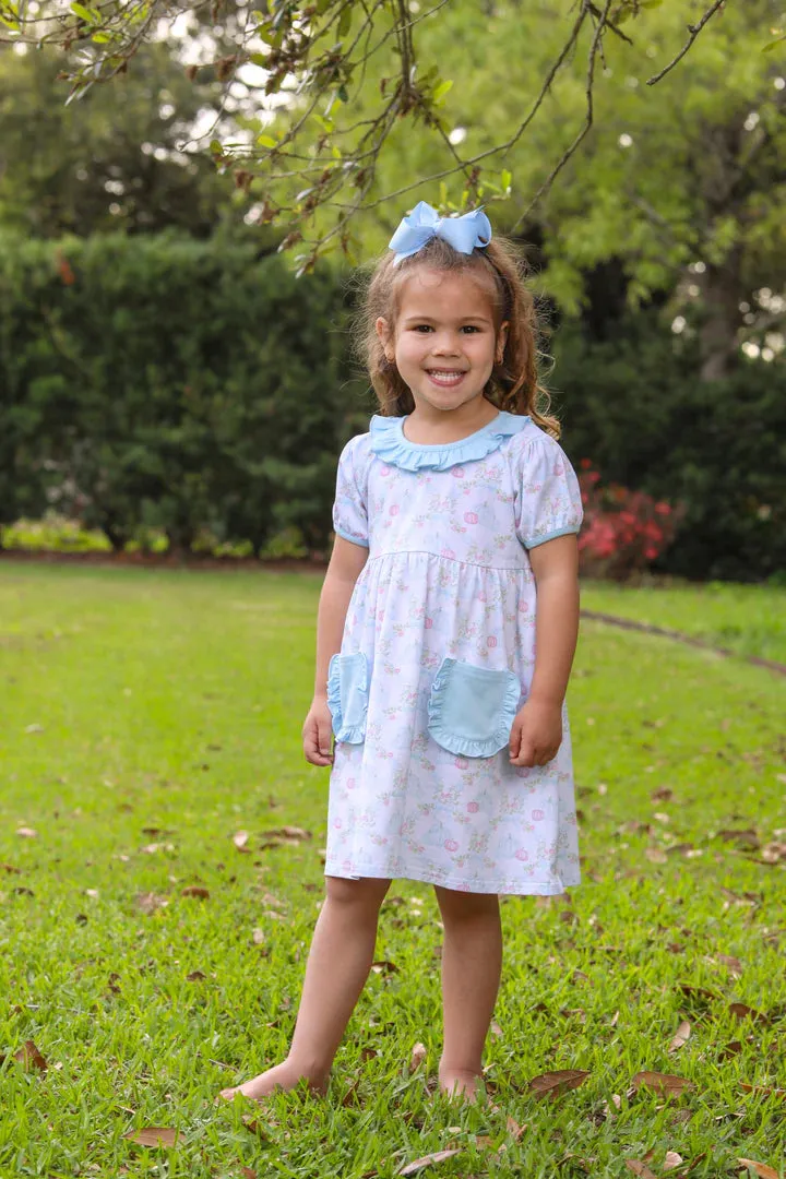 Trotter Street: Pumpkin Floral Dress