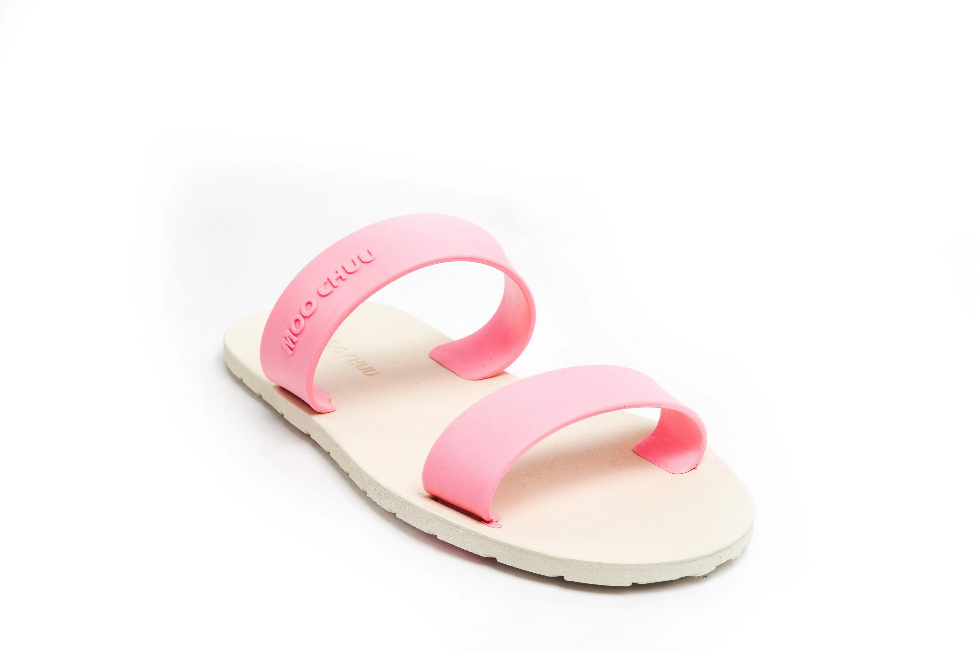 Twin White Sole Light Pink Strap