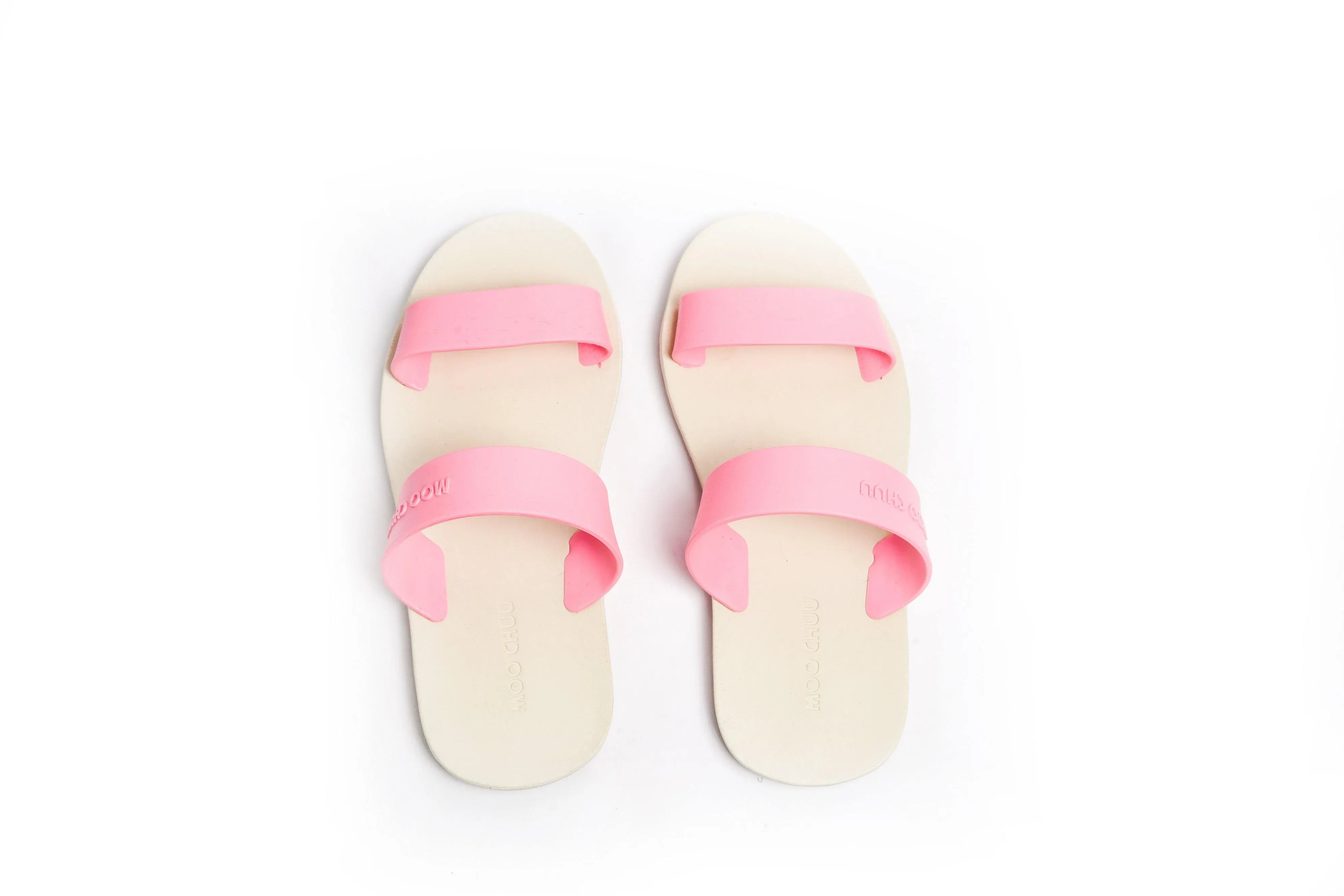 Twin White Sole Light Pink Strap