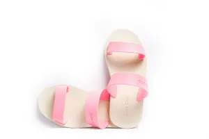 Twin White Sole Light Pink Strap
