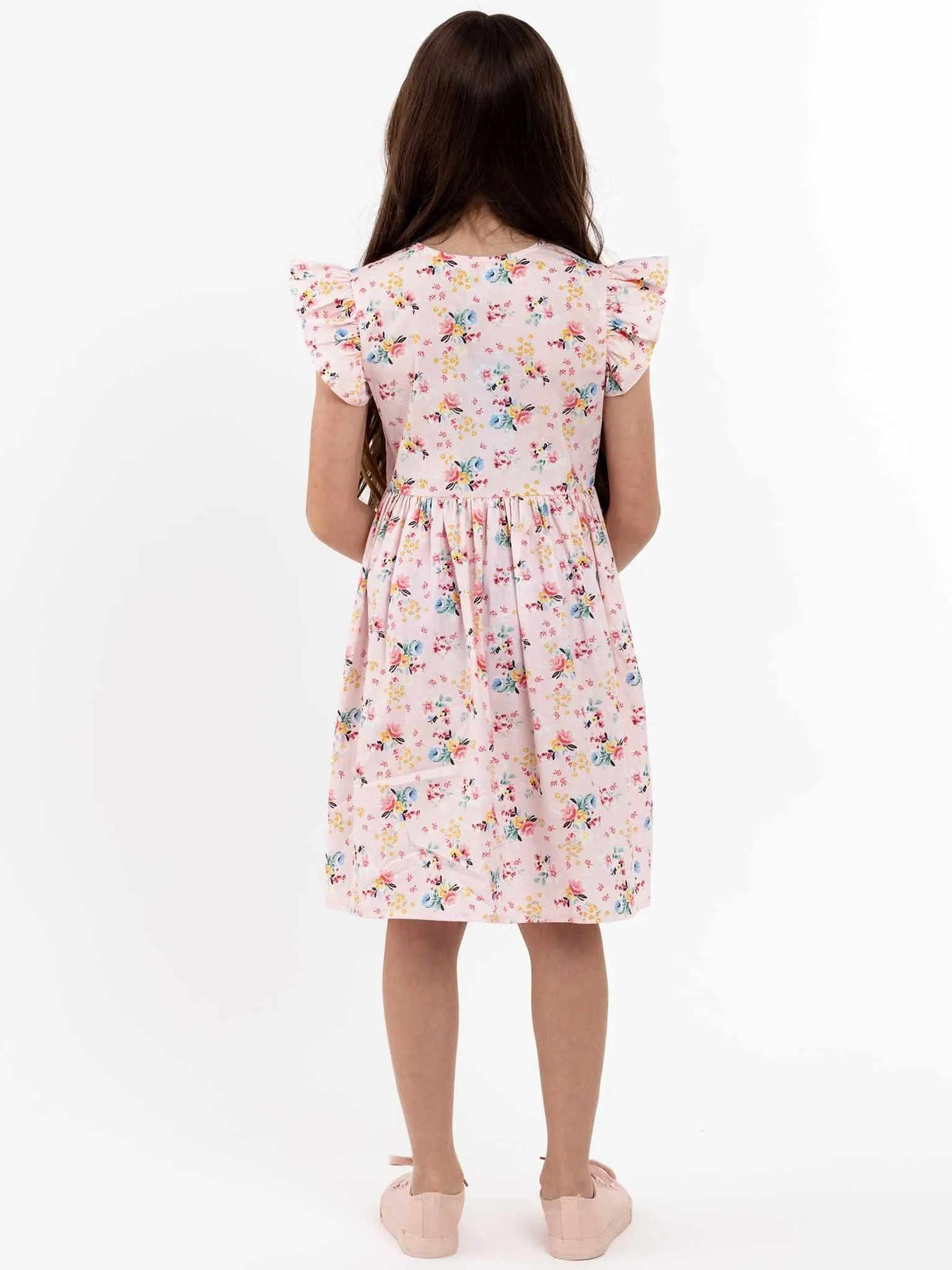 Vintage Pink Floral Madison Dress