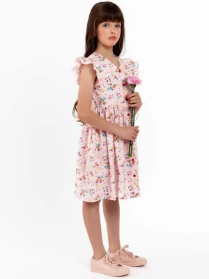 Vintage Pink Floral Madison Dress