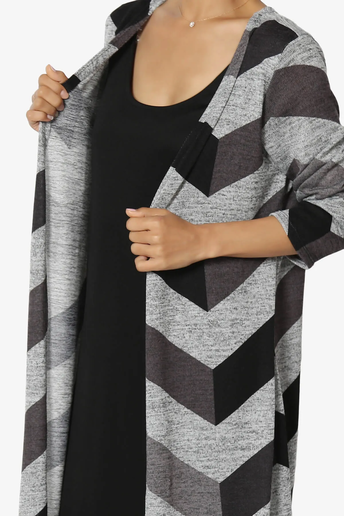 Wanda Missy Printed Draped Front Twofer Midi Dress