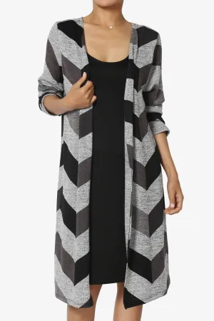 Wanda Missy Printed Draped Front Twofer Midi Dress