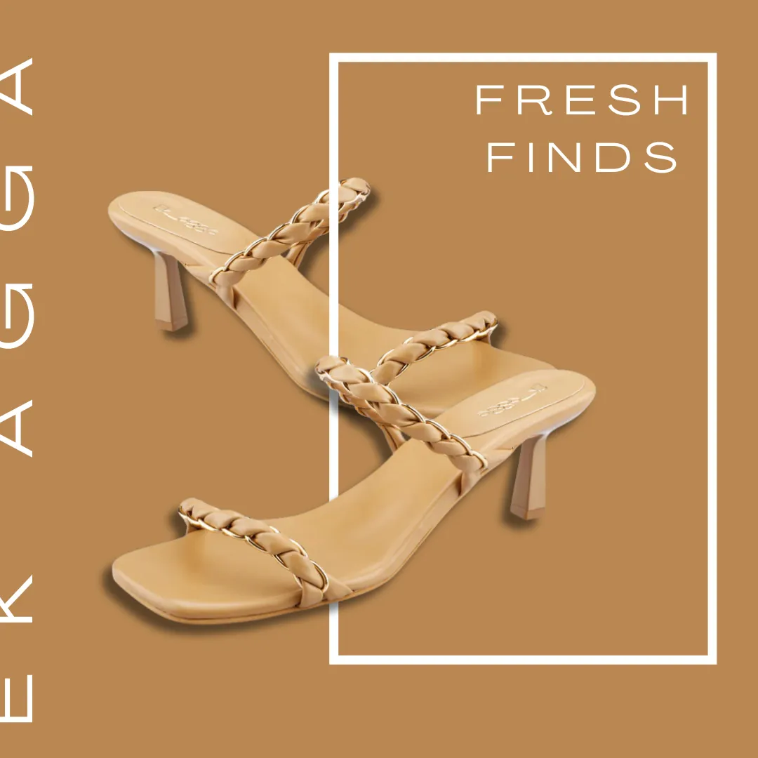 Weaved Chain Heels