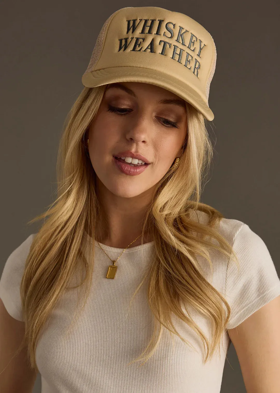 Whiskey Weather Trucker Hat
