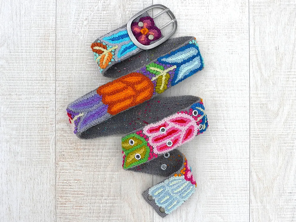 Wholesale embroidered belts peruvian Florcita