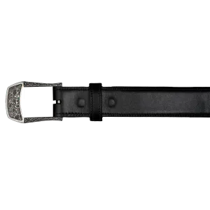 William Henry Damascus Belt Buckle