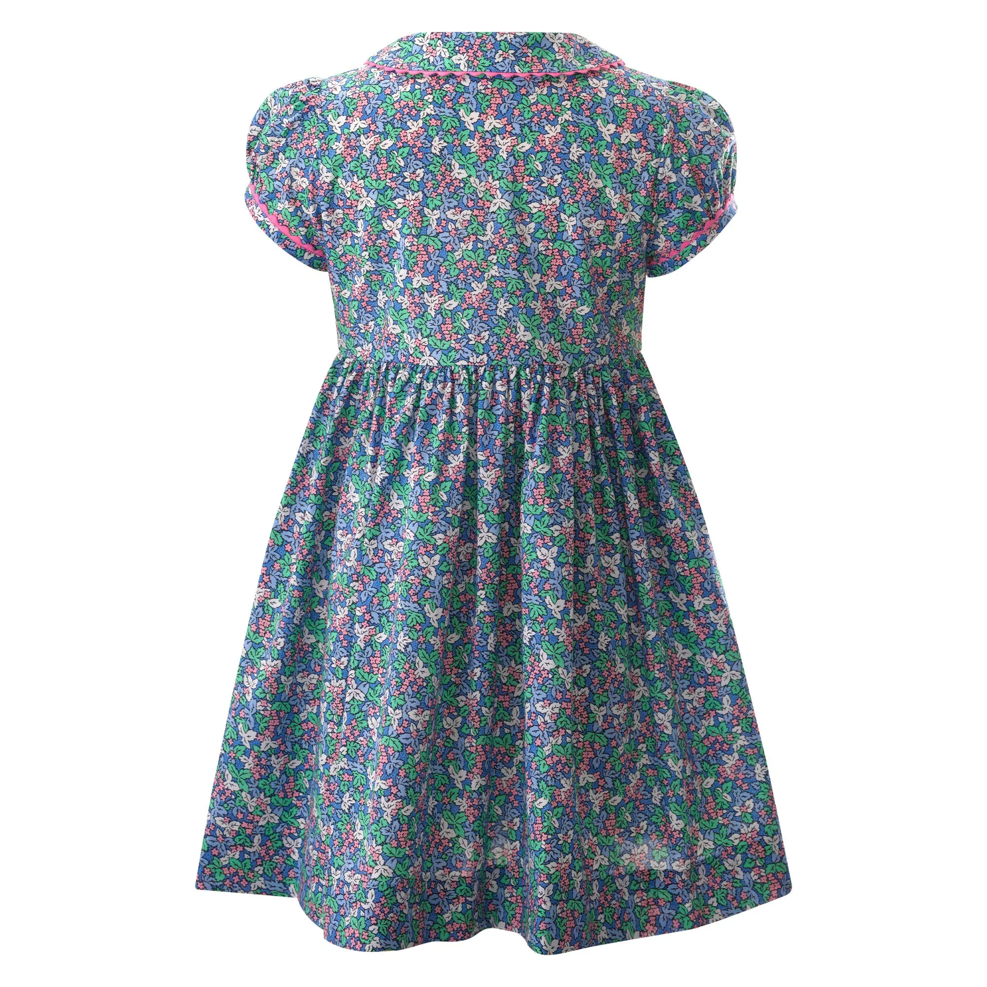 Winter Blossom Button-front Dress