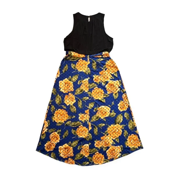 Women's Floral Wrap Maxi Dress