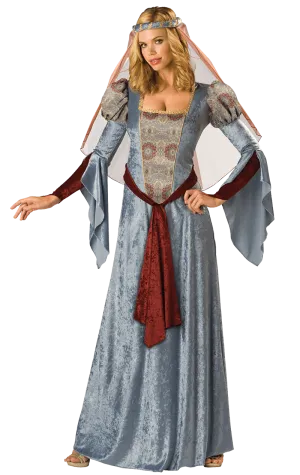 Womens Velveteen Maid Marian Costume