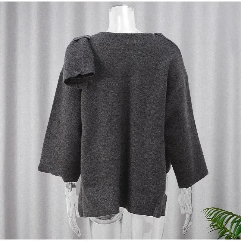 Woolen Grace™ | Vintage Woolen Short Coat | Grey, Includes Scarf, Warm & Stylish Design