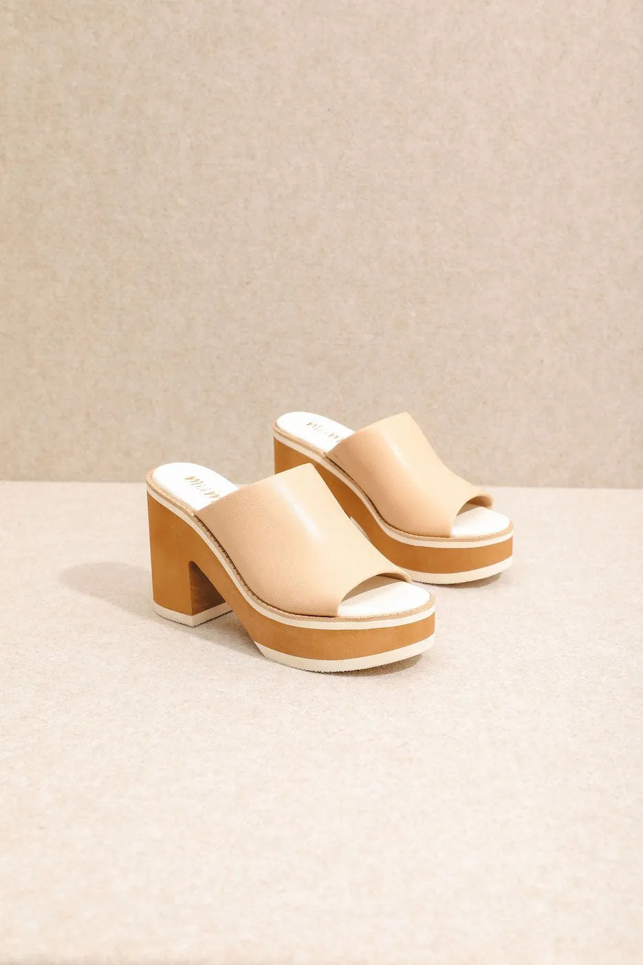 Wren Wedge Heeled Sandal- Tan