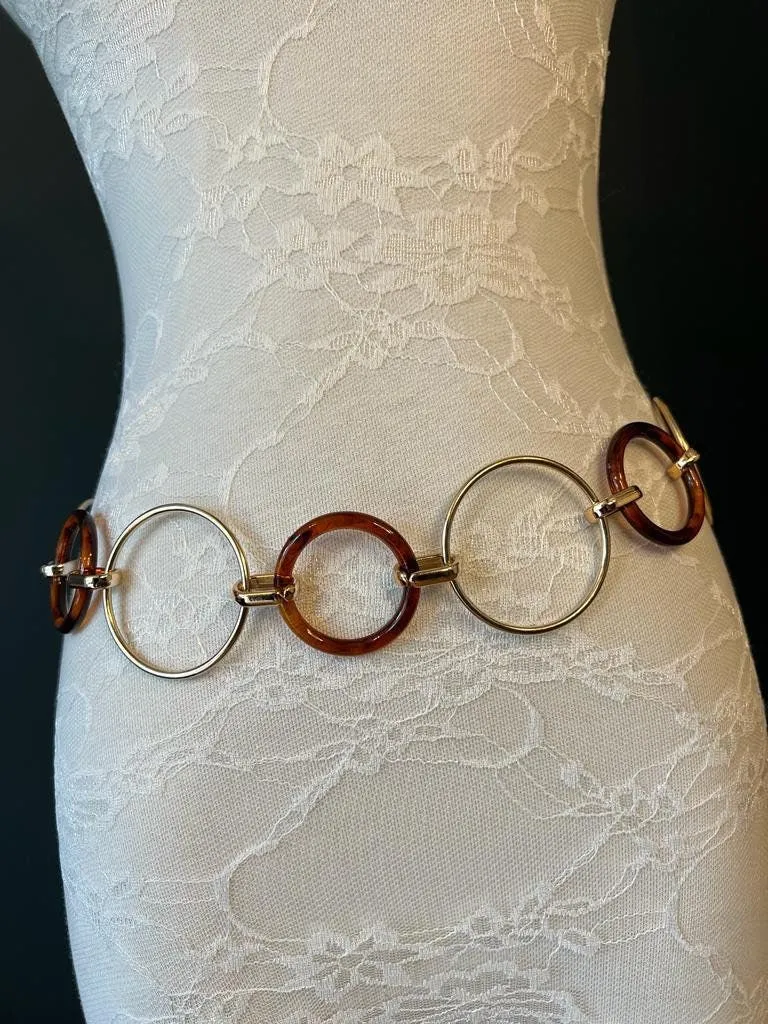X-long Belt, Ring Belt, Fashion Belt, Gold Ring Belts, Swimwear, Clothing, Belt Accessory, UK 4-32