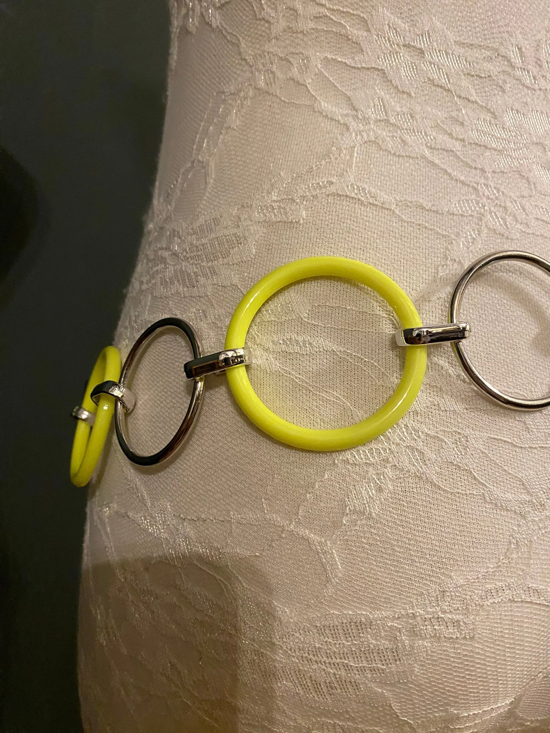 X-long Belt, Ring Belt, Fashion Belt, Silver Ring Belts, Silver or Gold, UK Sizes 4-36