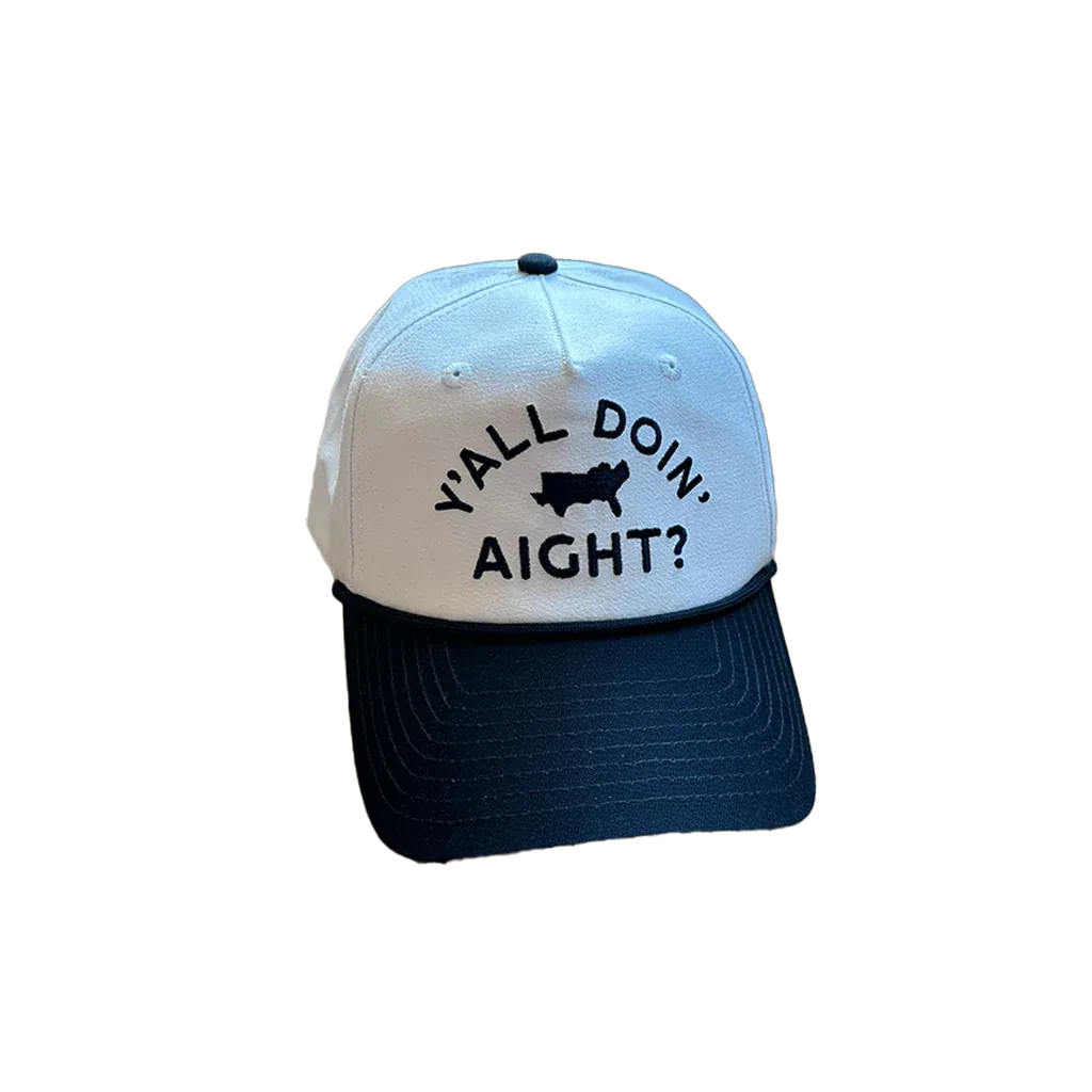 Yall Doin' Aight Hat (Navy/White)