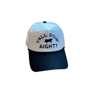 Yall Doin' Aight Hat (Navy/White)